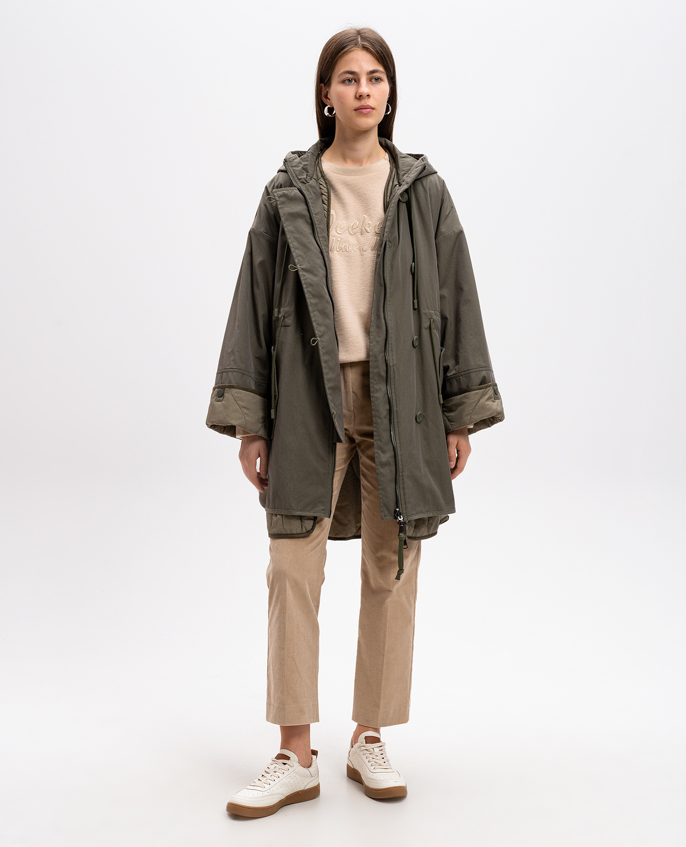 Max Mara Weekend - Green two-sided parka FUMETTO FUMETTO - shop