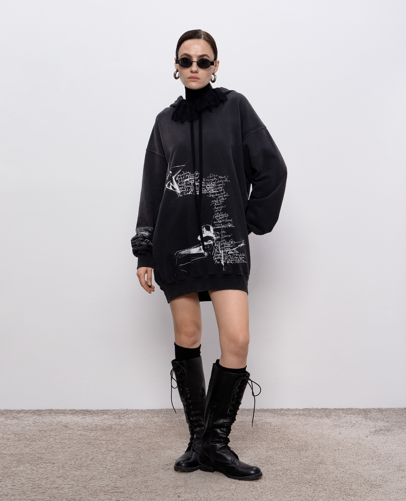 Ann Demeulemeester - Annemarie grey vintage hoodie B0012834FA639